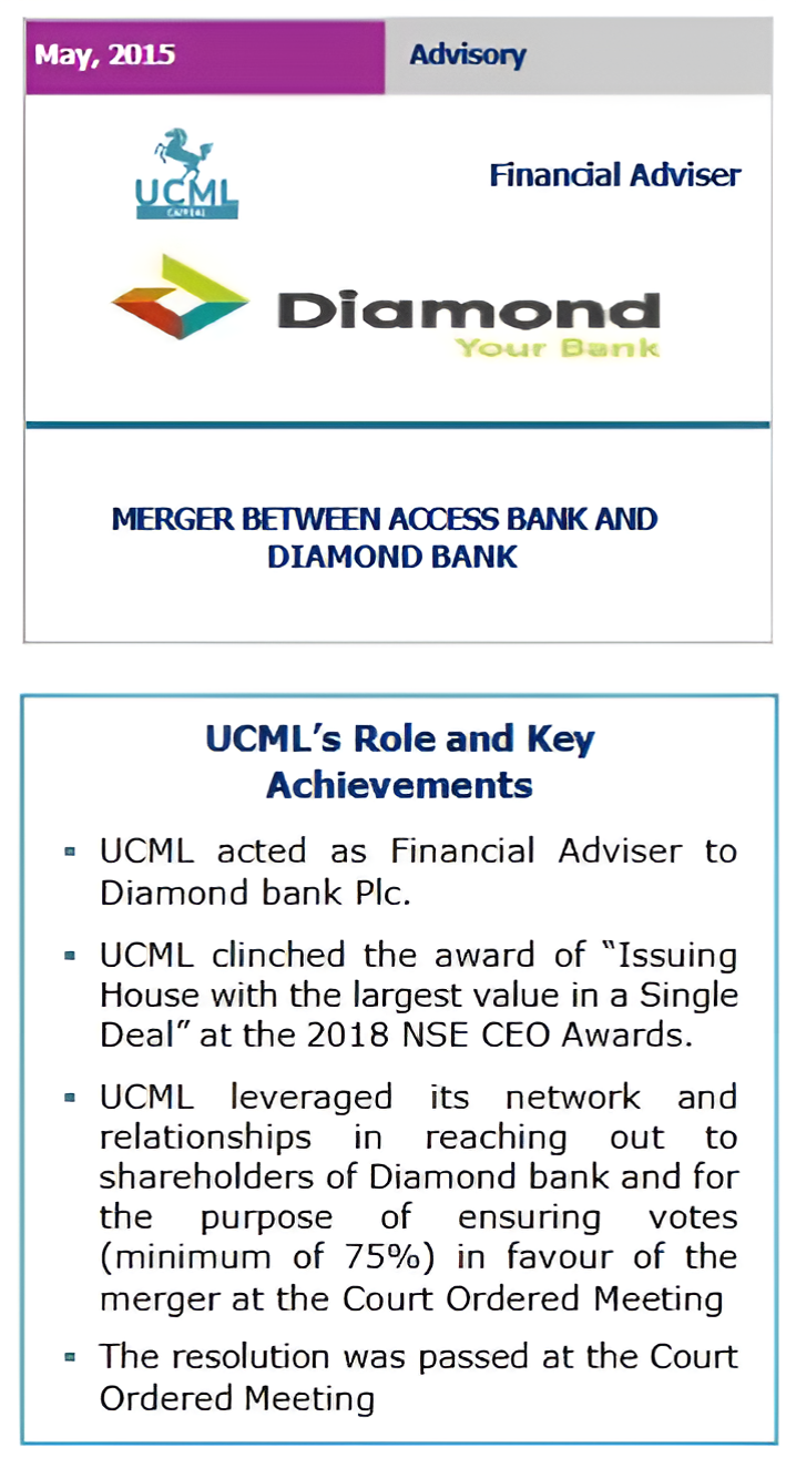 Diamond Bank transaction